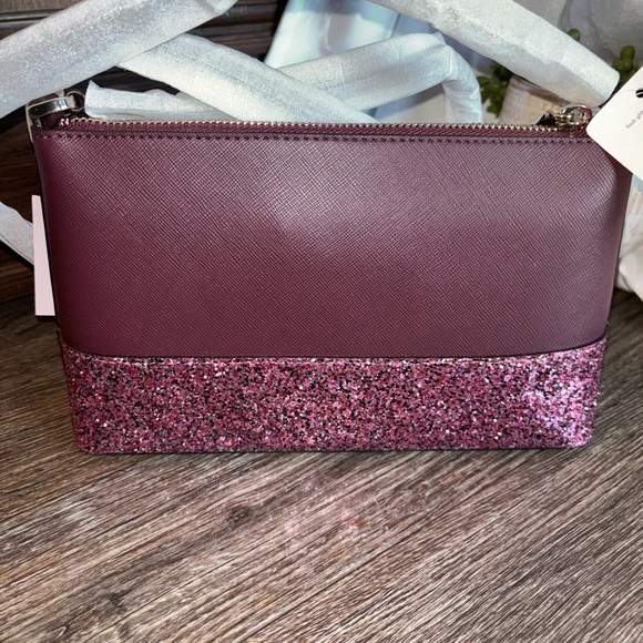 New Kate Spade New York Flash Glitter Crossbody Bag - Picture 7 of 9